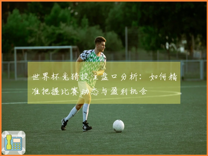 世界杯竞猜投注盘口分析：如何精准把握比赛动态与盈利机会